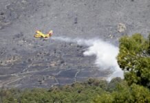 Díaz Ayuso agradece el trabajo de los efectivos en la extinción del incendio de Robledo, Fresnedillas y Zarzalejo en Madrid