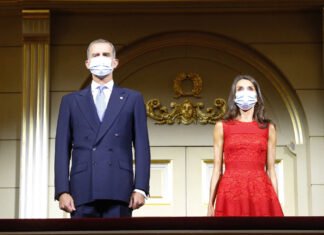 Los Reyes de España inauguran la temporada 2020-2021 en el Teatro Real de Madrid