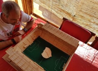 El Rayo Vallecano ya tiene una réplica de su Estadio en miniatura en la provincia de Alicante