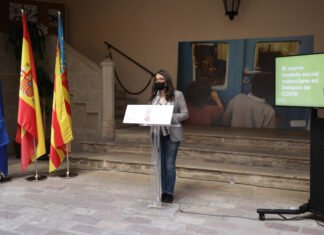 Mónica Oltra anuncia 41.000.000 de euros en ayudas a alicantinos, valencianos y castellonenses afectados por el covid