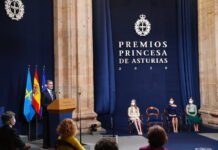 Ceremonia de entrega de los Premios Princesa de Asturias 2020 presidida por el Rey de España Don Felipe VI
