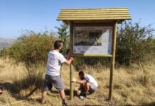 La Sierra de Aitana estrena señalización en el termino municipal de Confrides