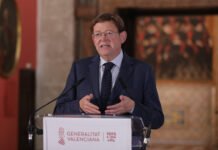 Ximo Puig se dirige a alicantinos, valencianos y castellonenses para anunciar el toque de queda a partir de la medianoche de hoy