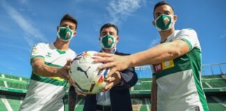 El Elche C.F. presenta oficialmente a Iván Marcone y Emi Rigoni en el Martínez Valero