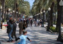 El alcalde de Alicante anuncia una tercera fase para las obras de reurbanización de la Explanada de España