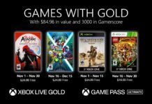 Anunciados los Games with Gold de noviembre 2020