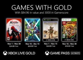 Anunciados los Games with Gold de noviembre 2020