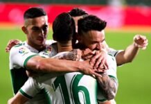 El Elche buscará este domingo en Sevilla frente al Betis su tercera victoria consecutiva fuera del Martínez Valero