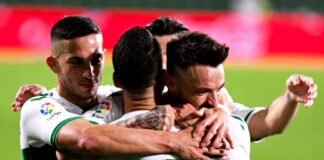 El Elche buscará este domingo en Sevilla frente al Betis su tercera victoria consecutiva fuera del Martínez Valero