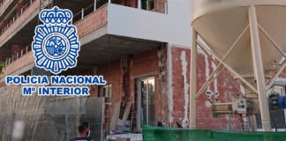 La Policía Nacional detiene en Elche a una persona que se disfrazó de albañil para robar en una obra