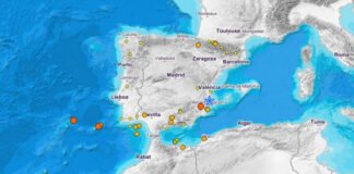 Madrugada de terremotos en la provincia de Alicante en las comarcas de la marina Baja y l´Alcoià