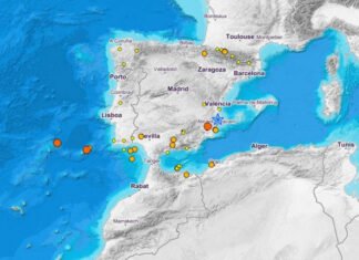 Madrugada de terremotos en la provincia de Alicante en las comarcas de la marina Baja y l´Alcoià