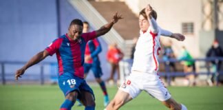 El C.F. La Nucía vence al Atlético Levante en Buñol por 0-1