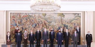 El Rey de España recibe en audiencia a la junta directiva de la Confederación Española de Organizaciones de Mayores (CEOMA)