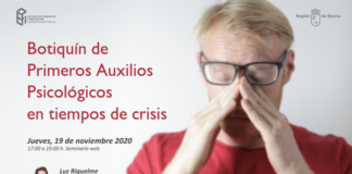 Un seminario enseña a ofrecer primeros auxilios psicológicos a los más afectados en Murcia por la pandemia