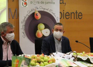 La Comunidad de Murcia presenta la campaña de promoción de Pera D.O. de Jumilla para incentivar su consumo
