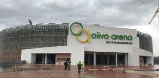 El «Olivo Arena» de Jaén se convertirá en breve en la obra deportiva pública de mayor envergadura de Andalucía