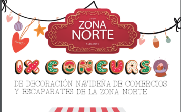 Alicante promueve las compras en la Zona Norte con un Concurso de Escaparatismo Navideño