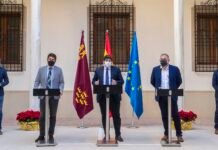 López Miras defiende en Murcia «la unión de todos los que creemos en España» para alcanzar un acuerdo nacional de agua «que garantice las necesidades de todas las cuencas»