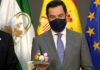 El presidente de Andalucía invita a sus paisanos a celebrar la Navidad como sustento de muchas familias y pilar económico en estas fechas
