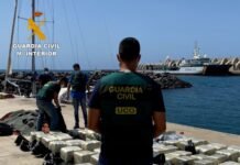 La Guardia Civil participa en la mayor operación internacional contra el narcotráfico