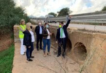 Fomento adjudica en Murcia obras por valor de más de 3.000.000 de euros para reparar seis carreteras dañadas por la gota fría de 2019