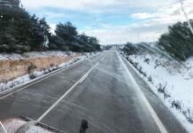 Dos terceras partes de la Red de Carreteras de Castilla-La Mancha se ven afectadas por el temporal ‘Filomena’