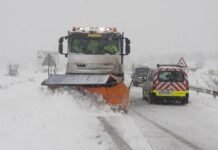 Castilla-La Mancha afronta el hielo de las carreteras con casi 4.000 toneladas de sal utilizadas en los últimos cuatro días
