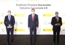 El Rey de España preside la entrega de la segunda edición de los Premios Nacionales Industria Conectada 4.0