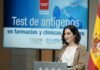 Díaz Ayuso alcanza dos acuerdos para hacer gratis test antígenos en farmacias y clínicas dentales de Madrid
