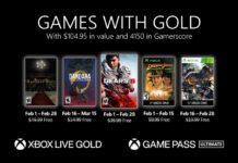 Anunciados los Games With Gold de febrero de 2021