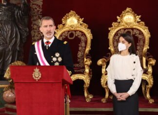 Sus Majestades los Reyes de España presidieron en el Palacio Real de Madrid la tradicional celebración de la Pascua Militar