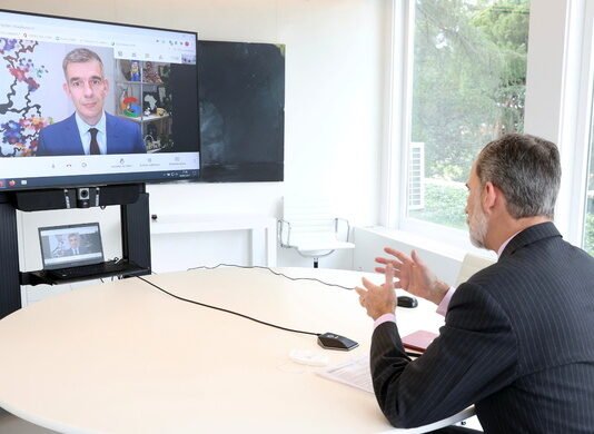 El Rey de España ofreció Audiencia al Sr. Matt Brittin, Presidente de Google Business & Operations para Europa, Oriente Medio y África