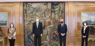 Su Majestad el Rey recibió en audiencia al Alto Comisionado de las Naciones Unidas para los Refugiados (ACNUR), Filippo Grandi, que visita oficialmente España