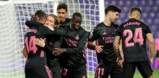 El Real Madrid suma su cuarto triunfo consecutivo en Liga gracias a un gol de Casemiro en Valladolid