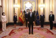 Su Majestad el Rey asistió, junto a los representantes de los máximos poderes institucionales, al acto que conmemora el 40 aniversario del 23-F de 1981