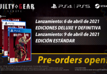 Ya se puede reservar Guilty Gear -Strive- en formato digital para PlayStation 4, PlayStation 5 y PC