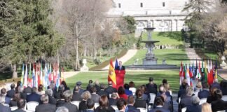 Los Reyes de españa presidieron en Palacio Real el homenaje a todas las víctimas del terrorismo