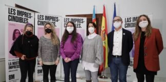 Oltra presenta en Valencia una campaña del 8M como homenaje «a las mujeres imprescindibles que sostienen la vida»