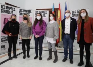 Oltra presenta en Valencia una campaña del 8M como homenaje «a las mujeres imprescindibles que sostienen la vida»