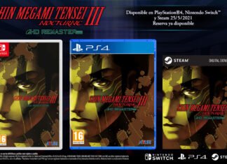 Shin Megami Tensei III: Nocturne HD REMASTER llega el 25 de mayo