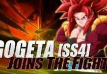 Gogeta SS4 estará disponible a partir del 10 de marzo en DRAGON BALL FighterZ