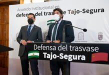 Región de Murcia y Andalucía unen fuerzas «en defensa del trasvase Tajo-Segura y de los dos millones y medio de personas a los que abastece»