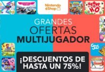 Hasta un 75% de descuento en más de 190 títulos multijugador para Nintendo Switch