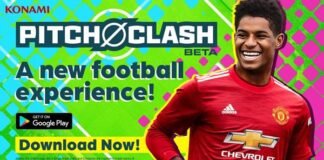 KONAMI anuncia PITCH CLASH BETA, un nuevo juego móvil para los fans del fútbol