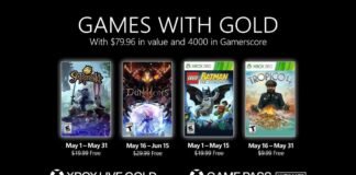 Anunciados los Games With Gold del mes de mayo 2021