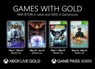 Anunciados los Games With Gold del mes de mayo 2021