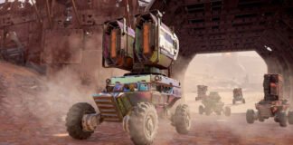 Drones en miniatura con enormes armas luchan en los páramos de Crossout