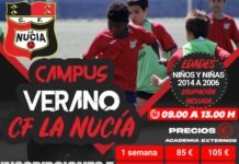Llega el Campus de Verano del C.F.La Nucía, el mejor de España