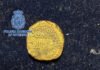 Detenido en Alicante un individuo que iba a vender en Wallapop una moneda de oro del siglo VIII procedente de un expolio
